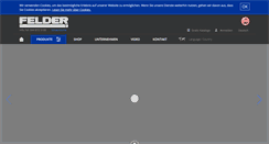 Desktop Screenshot of felder-suisse.com