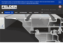 Tablet Screenshot of felder-suisse.com
